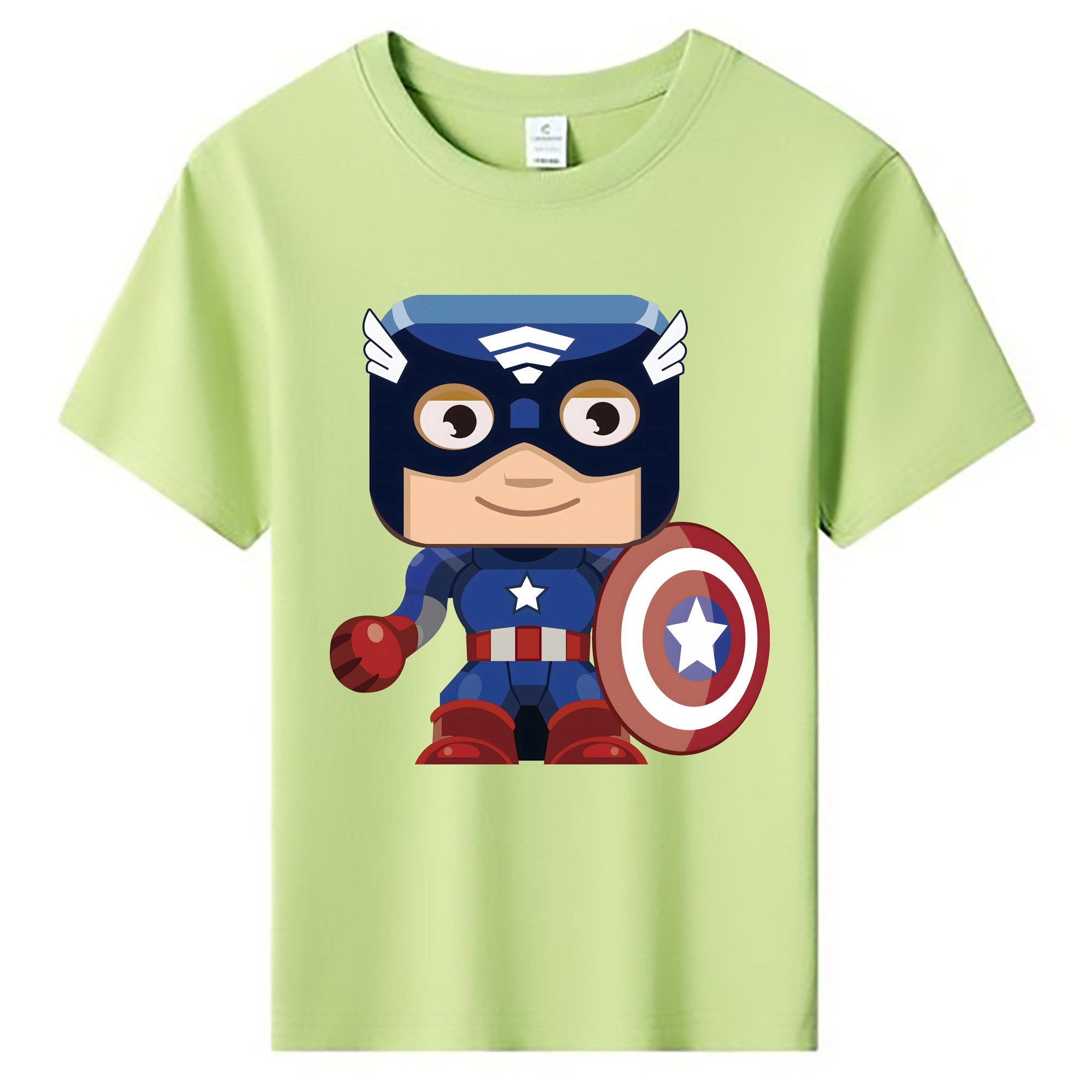 （画像用） アベンジャーズ The Avengers 綿100％キッズTシャツ（フロントプリント）